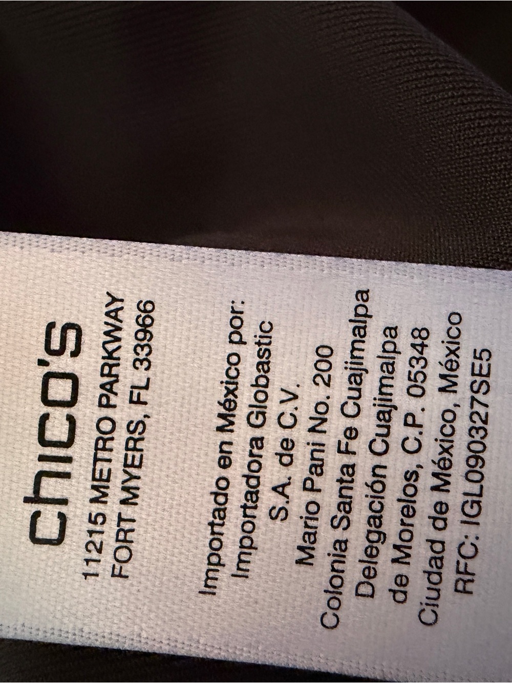 Chico's Black Velvet Pull-On Leggings - Picture 4 of 9
